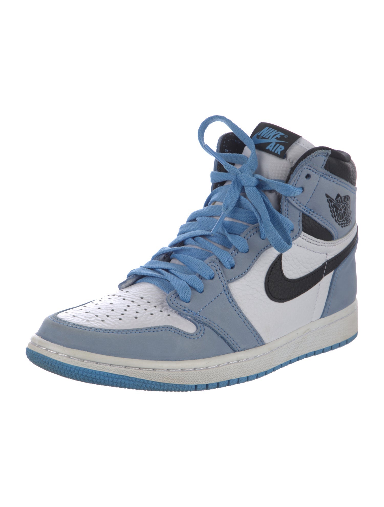 Jordan Leather Colorblock Pattern Sneakers