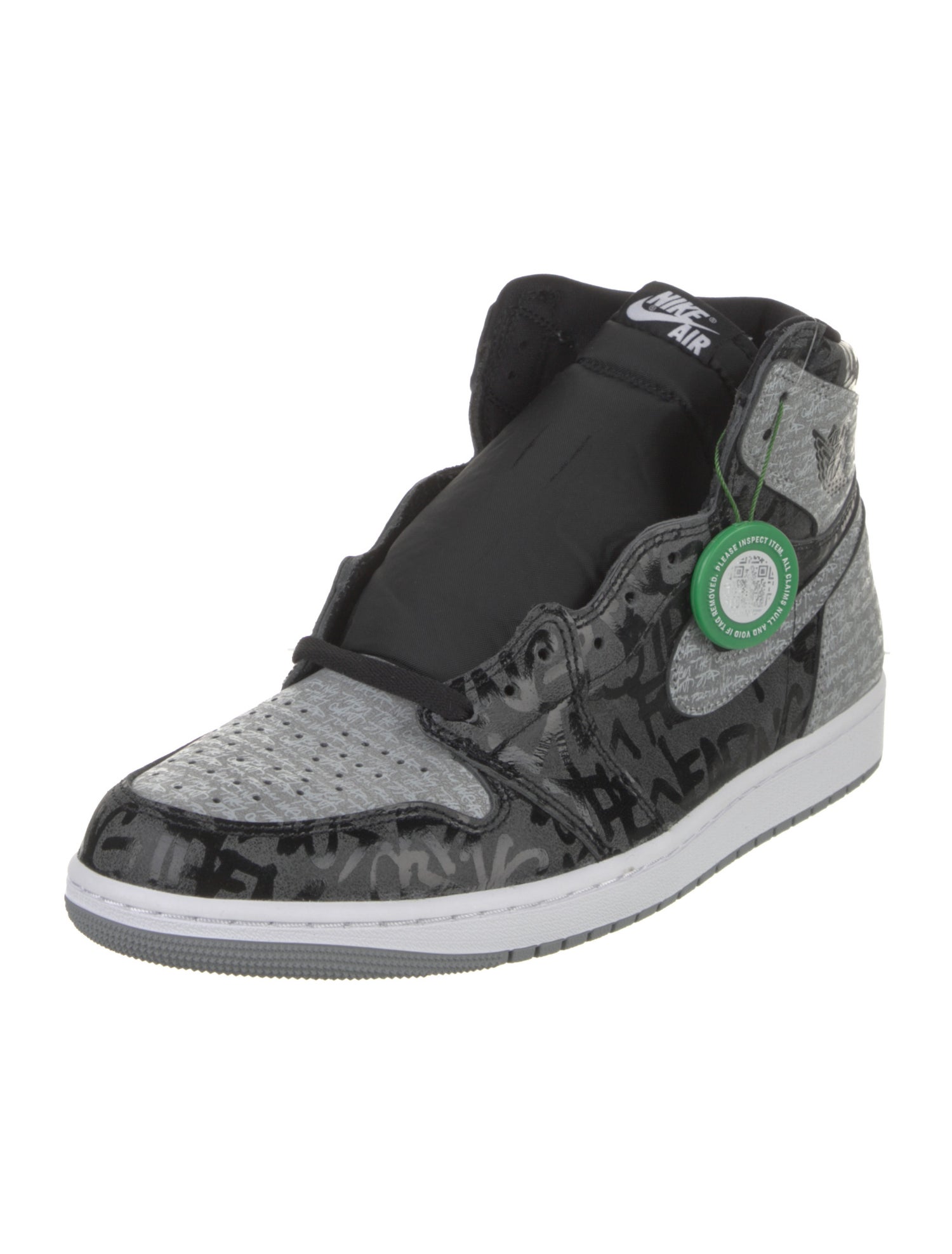 Jordan Leather Printed Sneakers w/ Tags