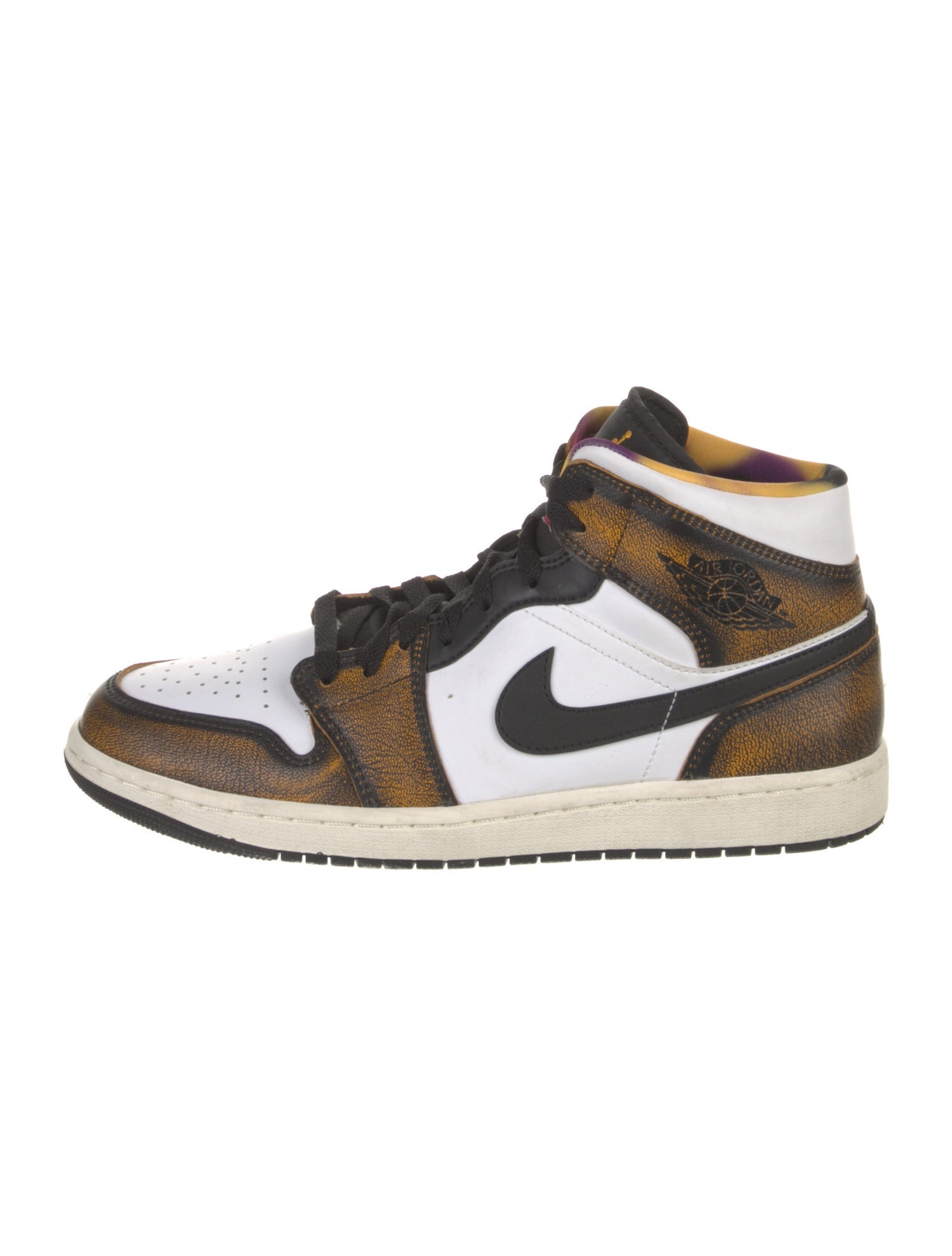 Jordan Leather Printed Sneakers