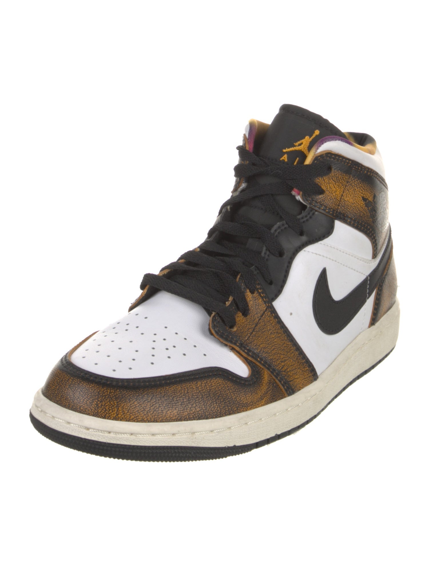 Jordan Leather Printed Sneakers