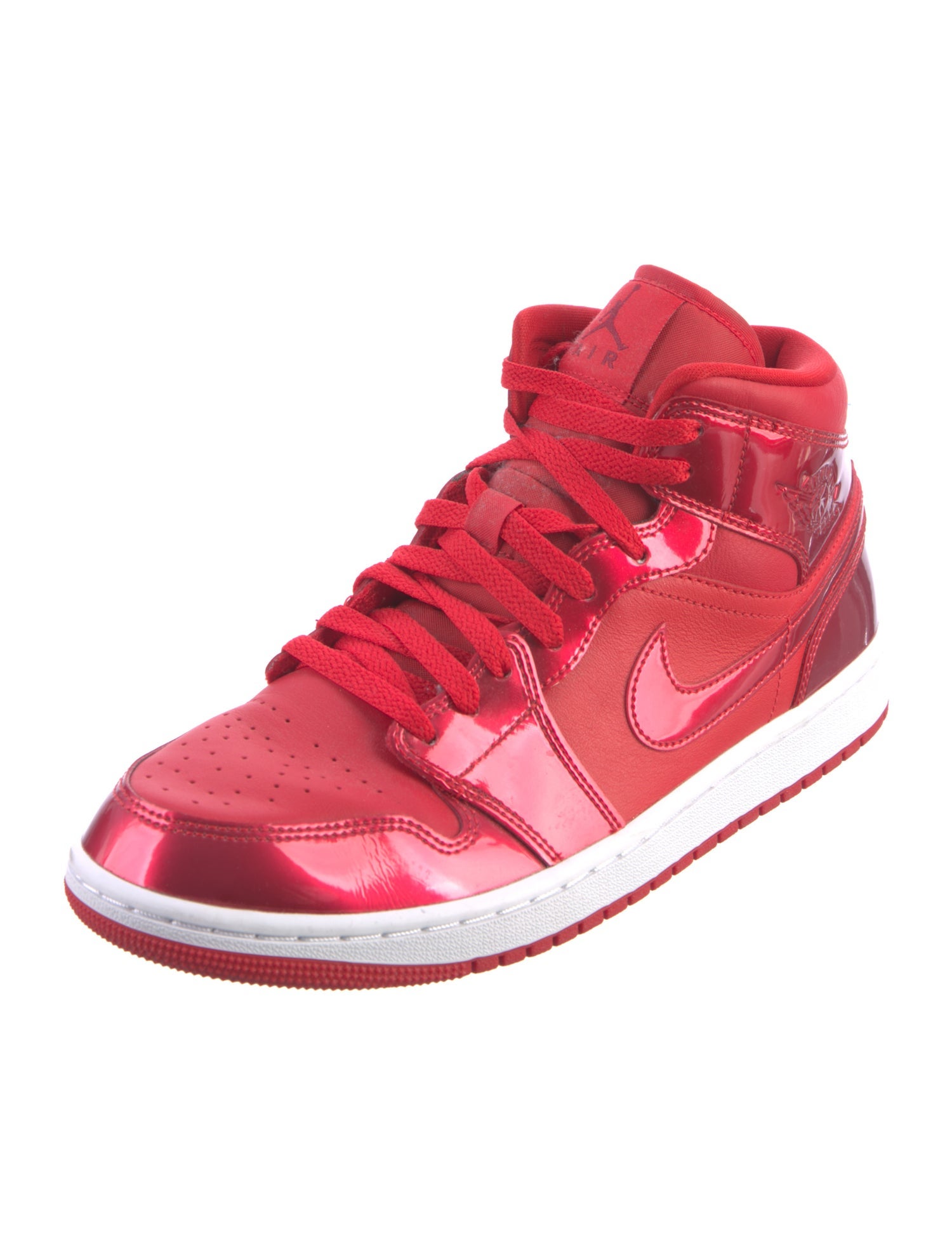 Jordan 1 Mid SE Pomegranate Athletic Sneakers