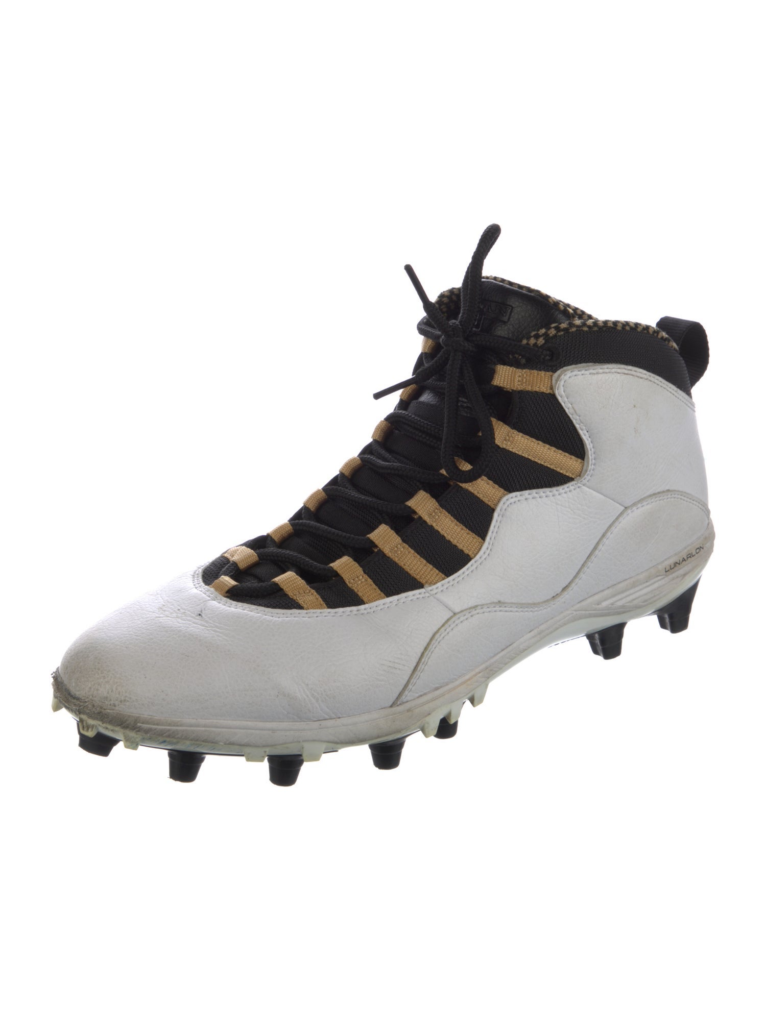 Jordan Leather Colorblock Pattern Athletic Sneakers