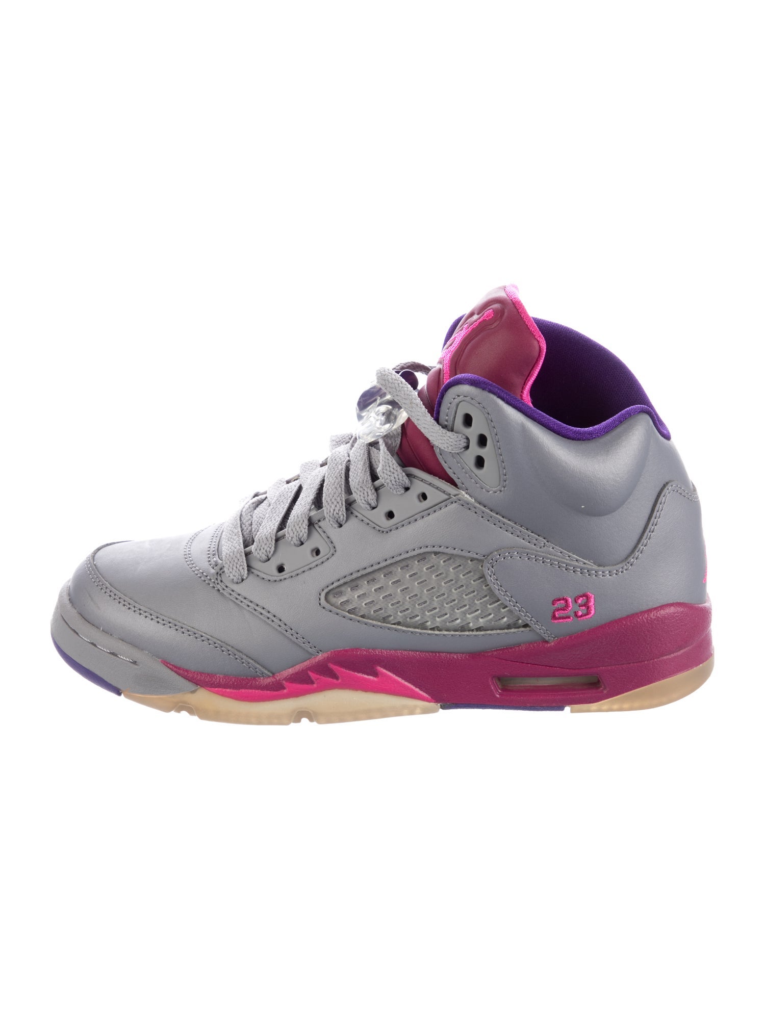 Jordan Kids Leather High Top Sneakers