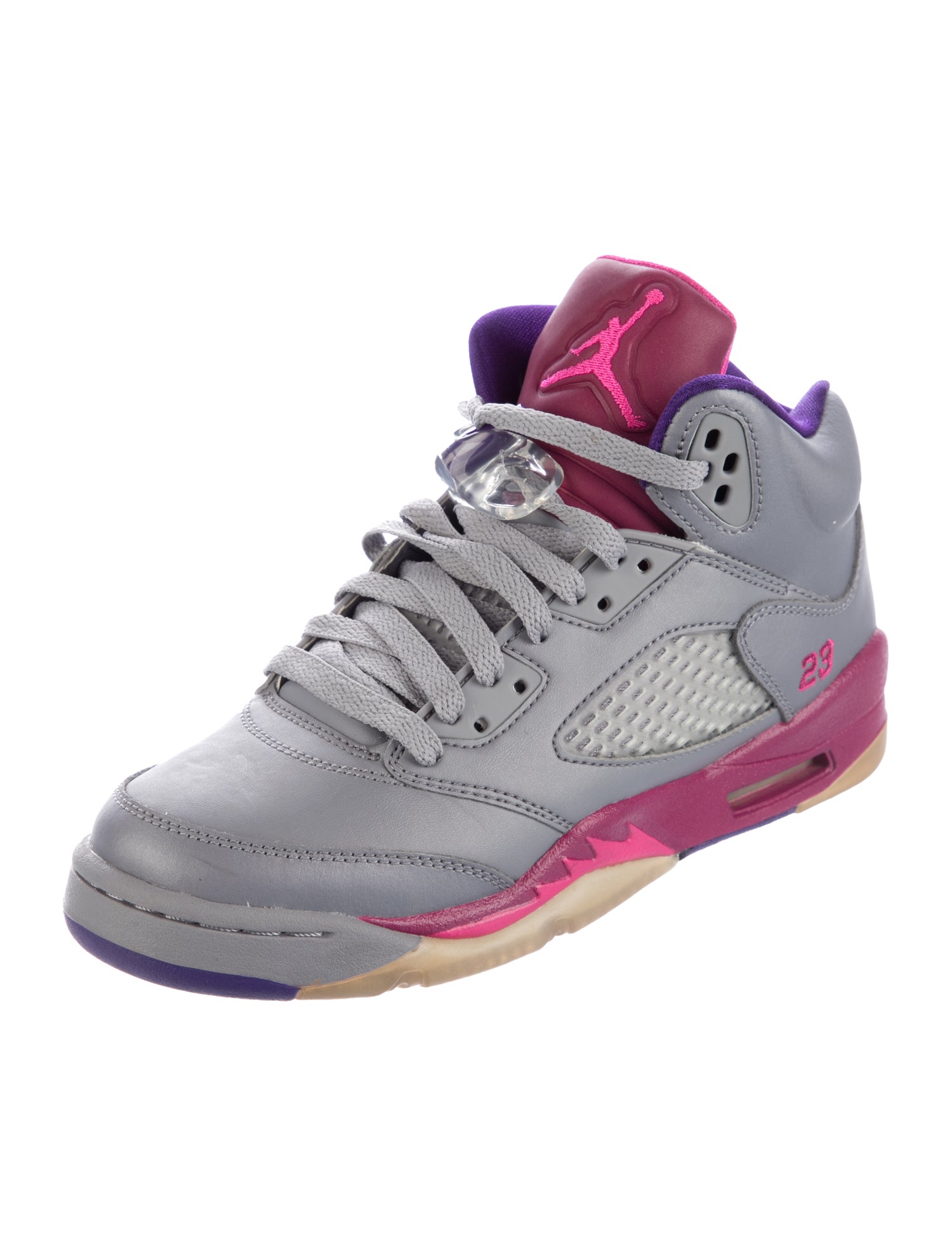 Jordan Kids Leather High Top Sneakers
