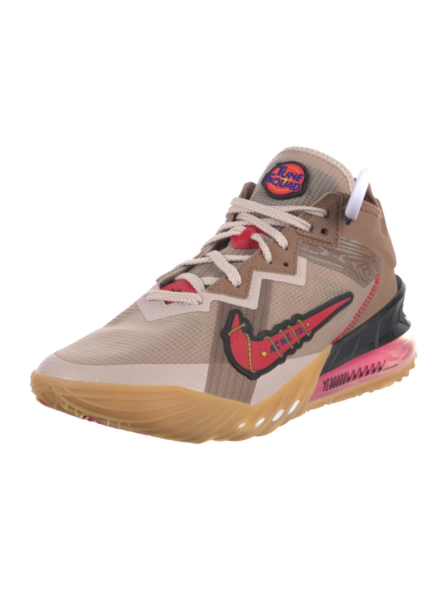Jordan Space Jam x Nike LeBron 18 Low "Wile E. vs. Roadrunner" Sneakers