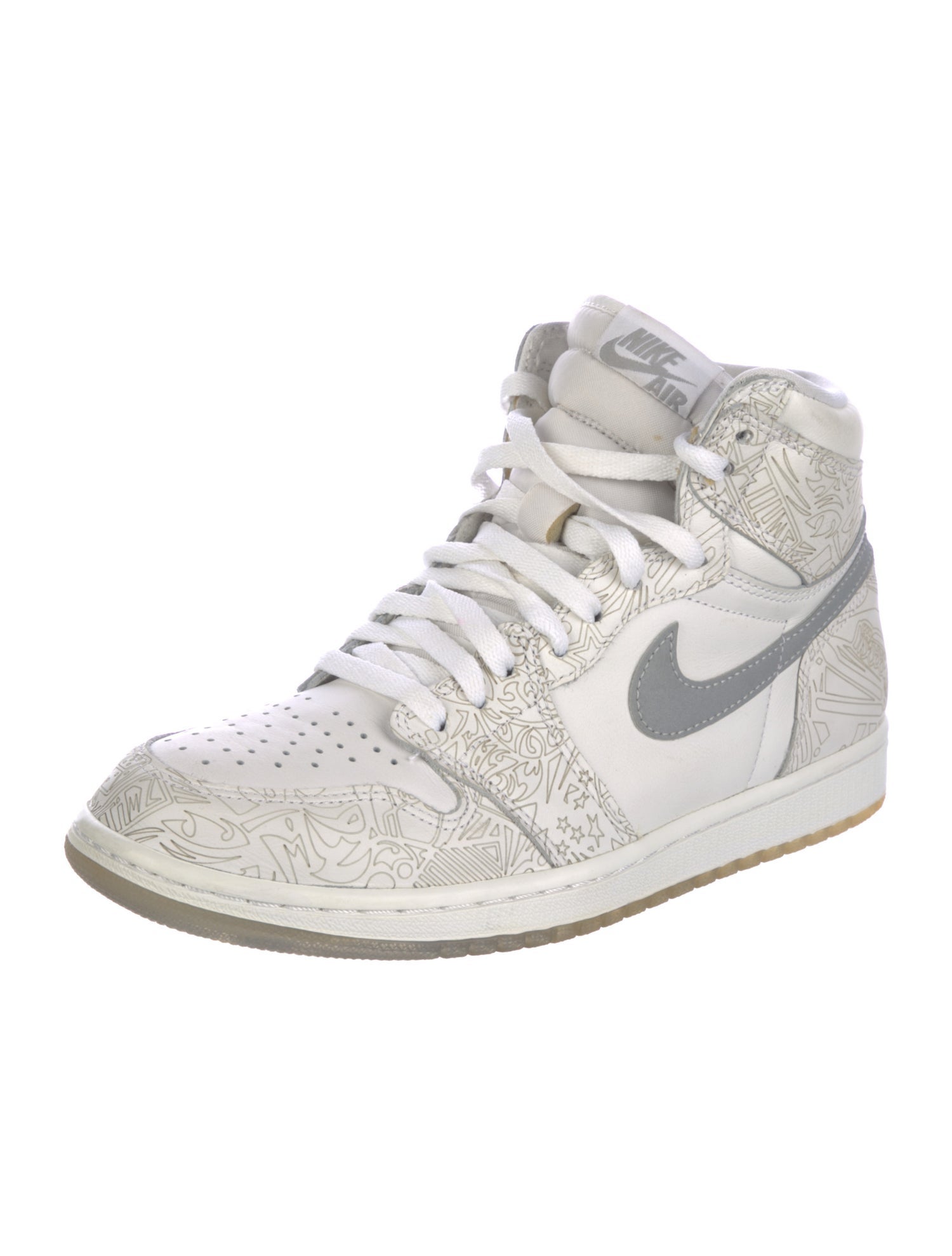 Jordan Leather Printed Sneakers