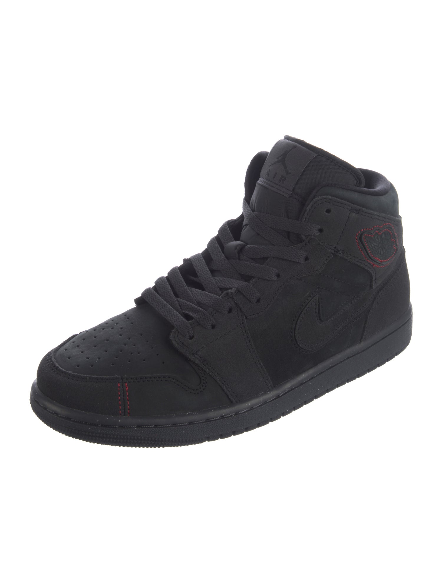 Jordan 1 Mid SE Craft Dark Smoke Red Sneakers