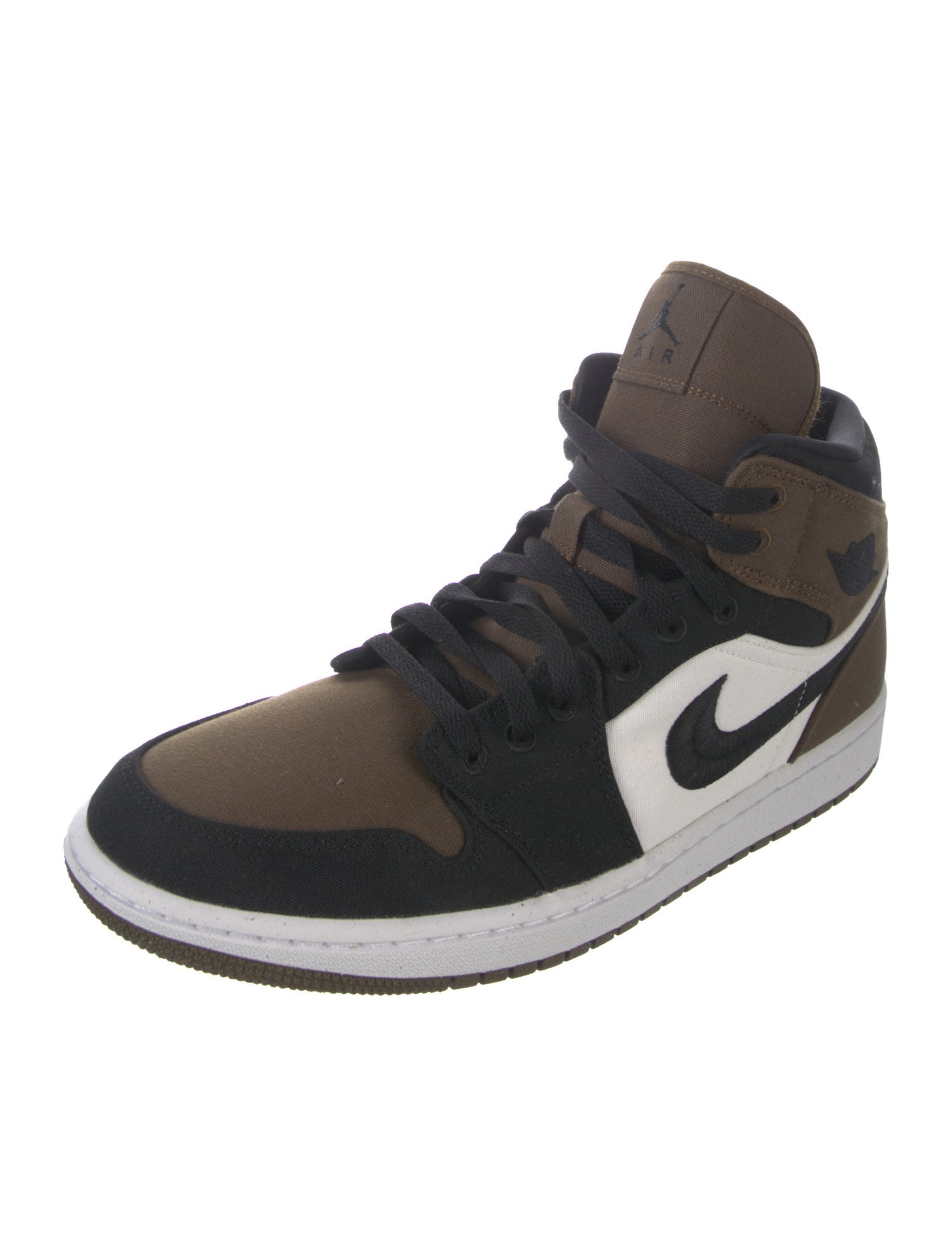 Jordan Canvas Colorblock Pattern Chunky Sneakers