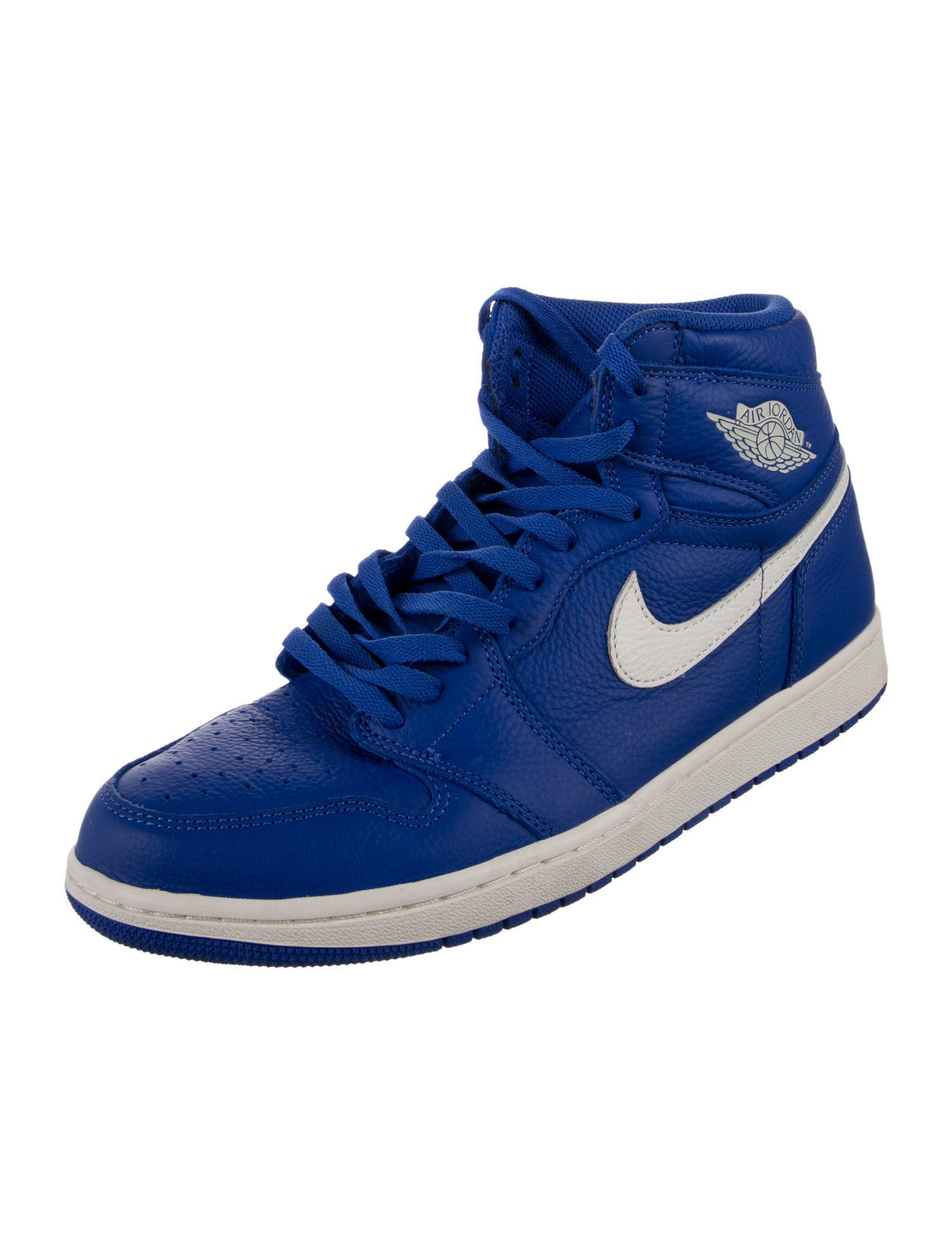 Jordan 1 Retro High Hyper Royal Athletic Sneakers