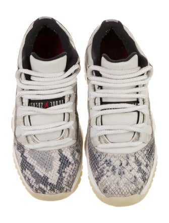 Jordan Boys' 11 Retro Low Snake Light Bone Sneakers