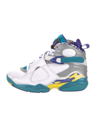 Jordan 8 Retro 'White Aqua' Chunky Sneakers