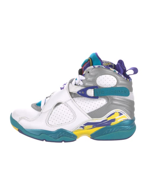 Jordan 8 Retro 'White Aqua' Chunky Sneakers