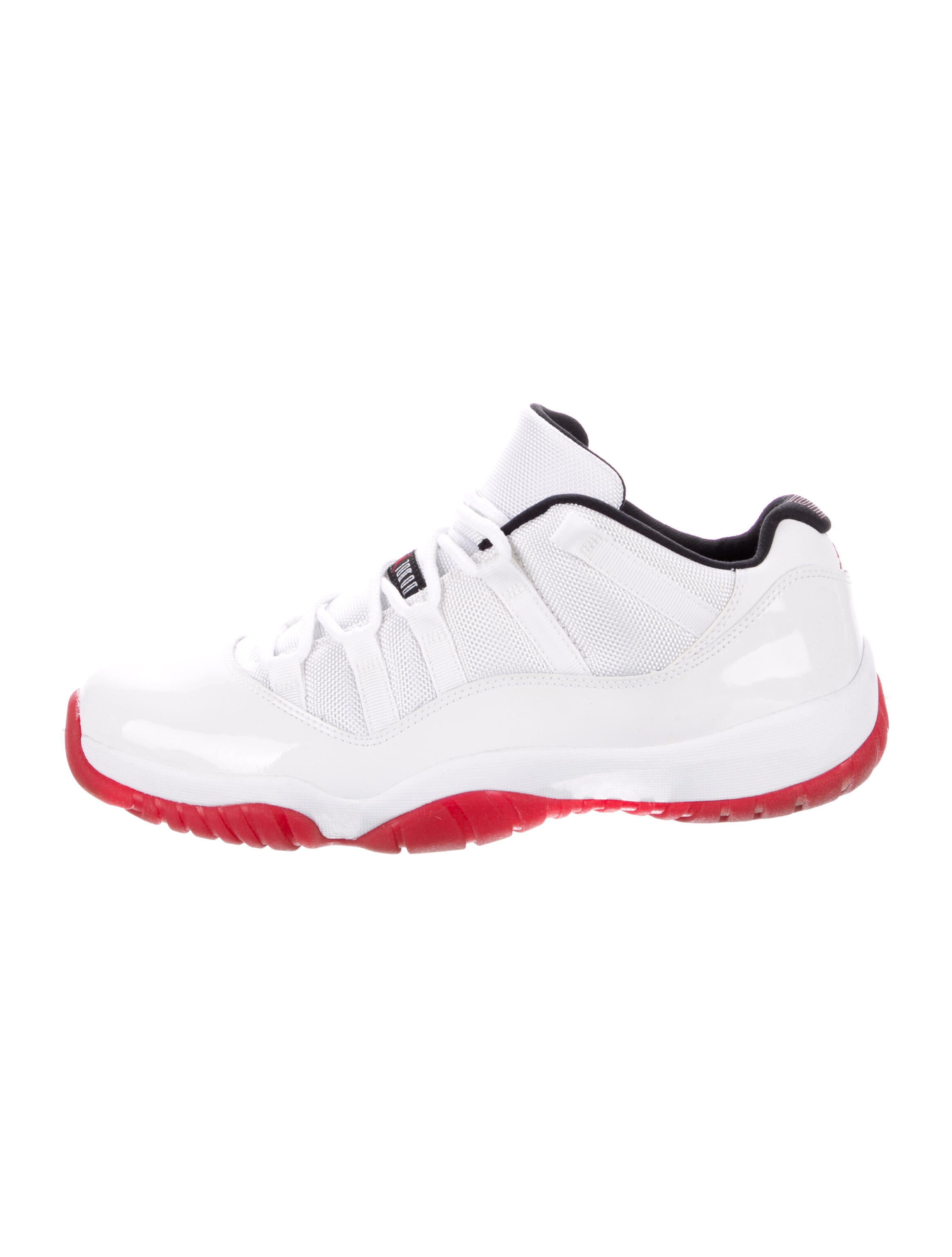 Jordan 11 Retro Low 'Cherry Bottom' Sneakers White Sneakers, Shoes
