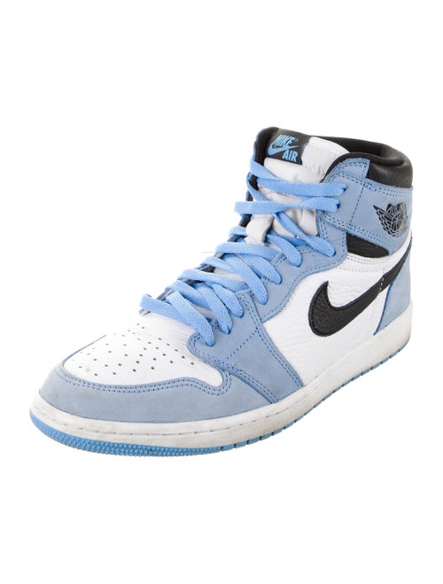 Jordan 1 Retro High White 'University Blue Black' Sneakers