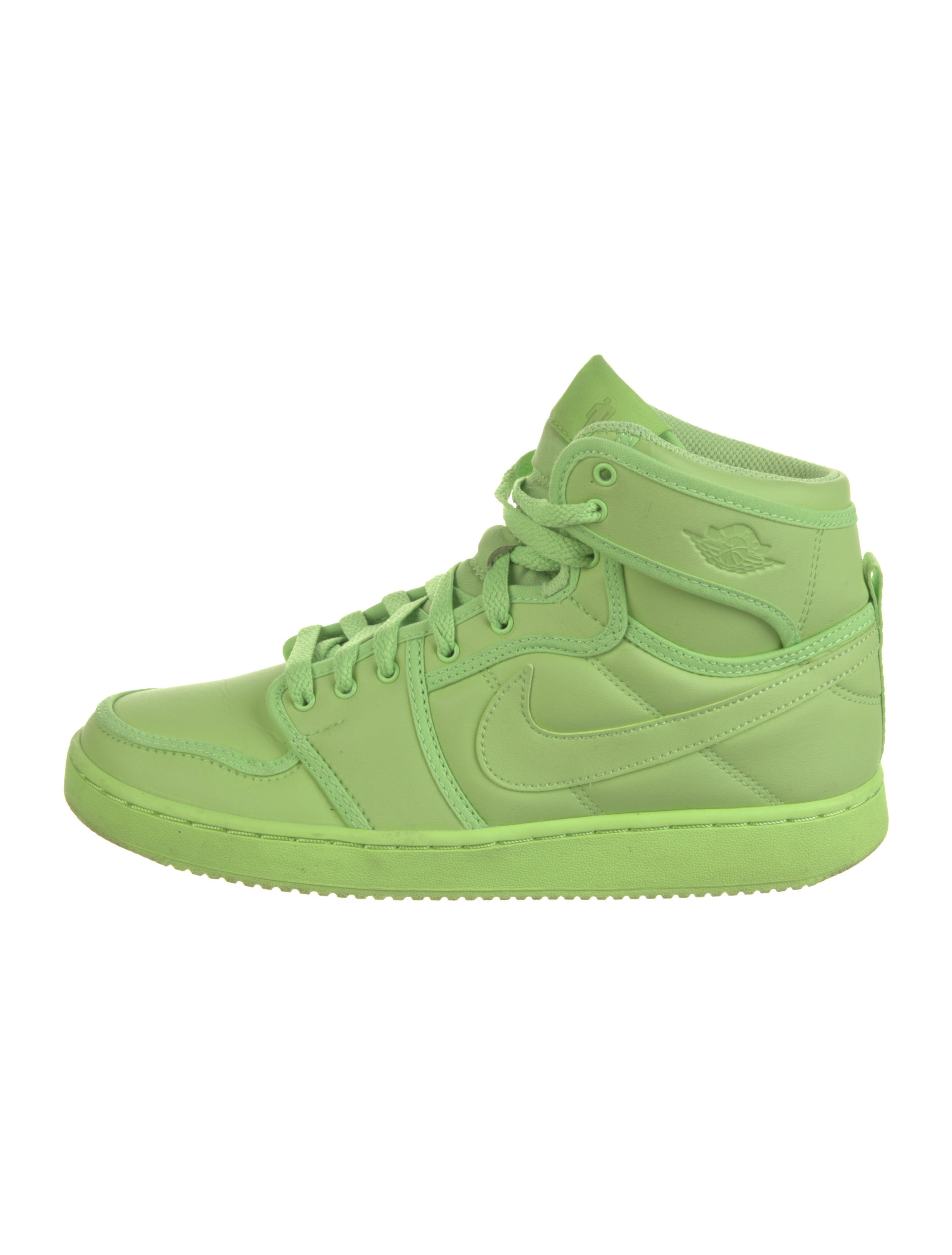 Jordan 1 Retro AJKO Billie Eilish Ghost Green Athletic Sneakers