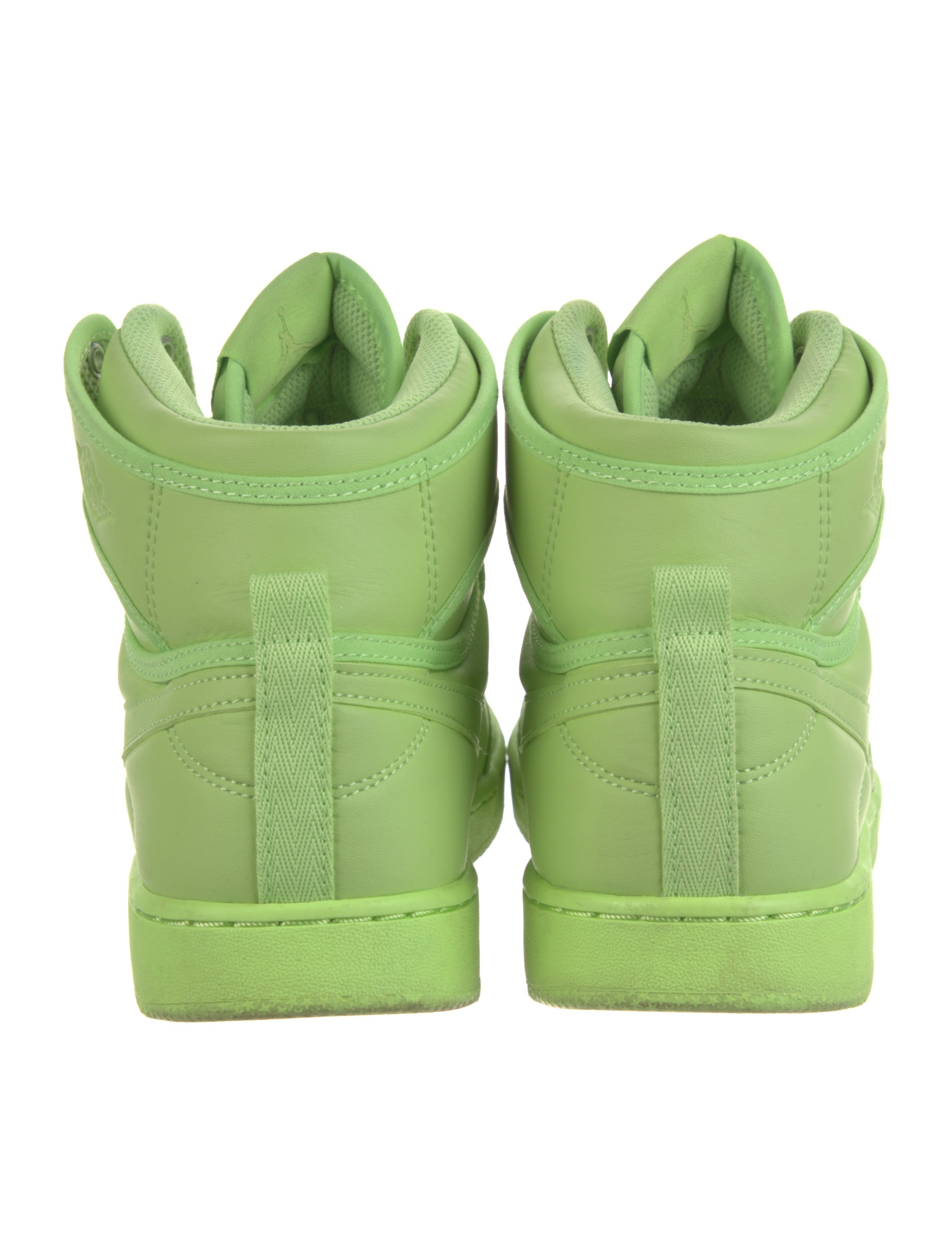 Jordan 1 Retro AJKO Billie Eilish Ghost Green Athletic Sneakers