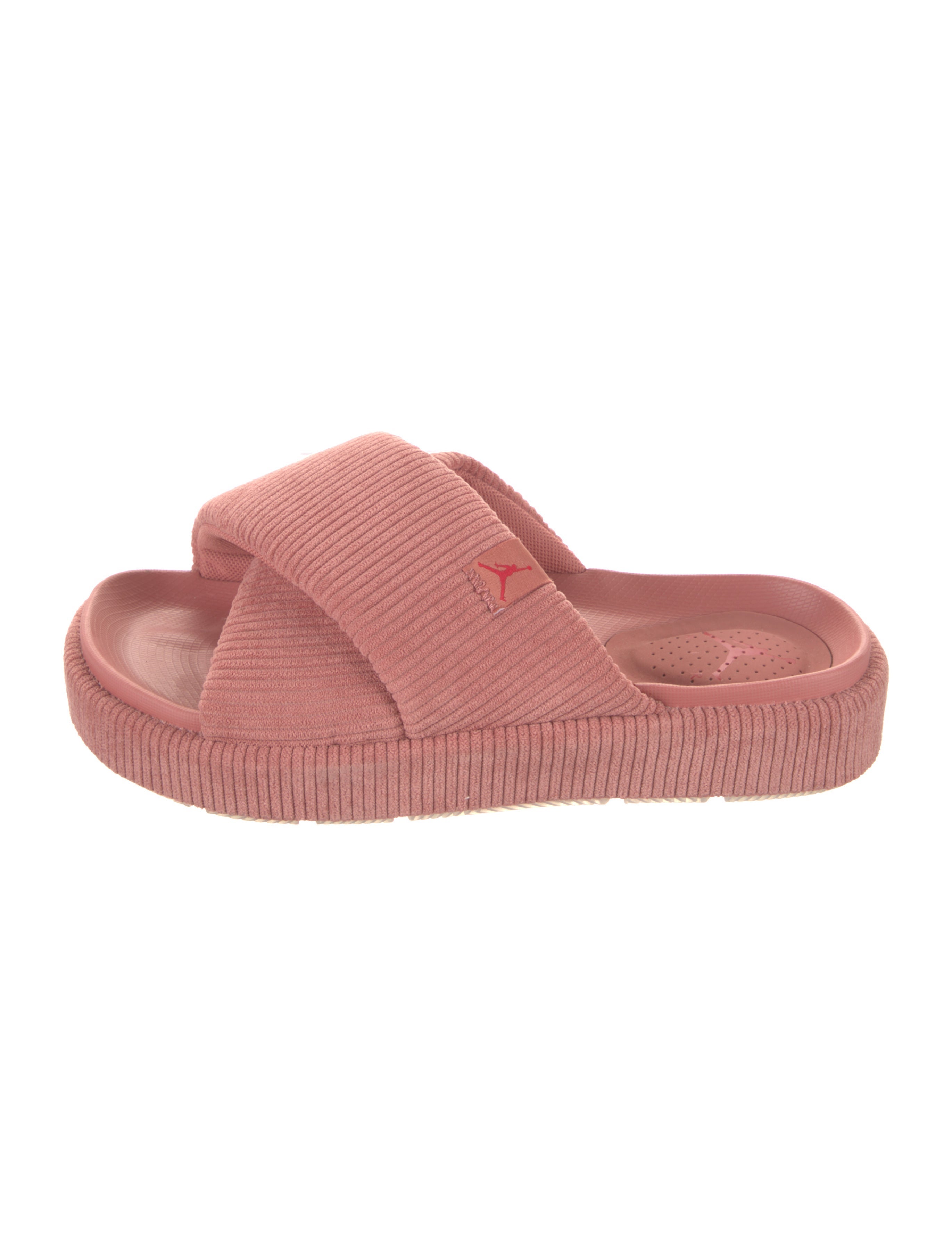 womens jordan slides pink