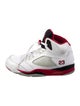 Jordan 5 Retro Fire Red Black Tongue Sneakers