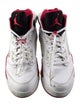 Jordan 5 Retro Fire Red Black Tongue Sneakers