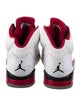 Jordan 5 Retro Fire Red Black Tongue Sneakers