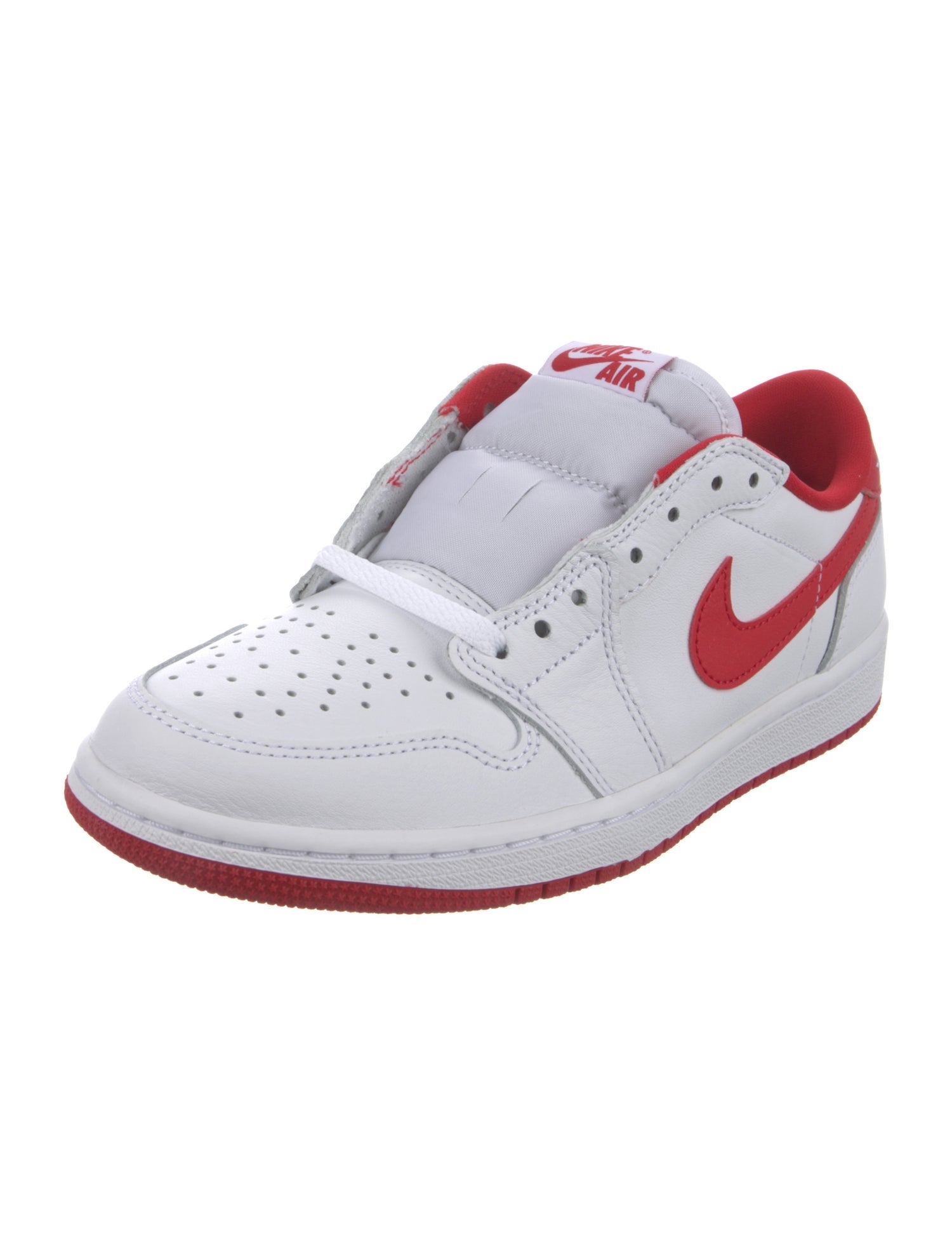 Jordan Leather Colorblock Pattern Sneakers