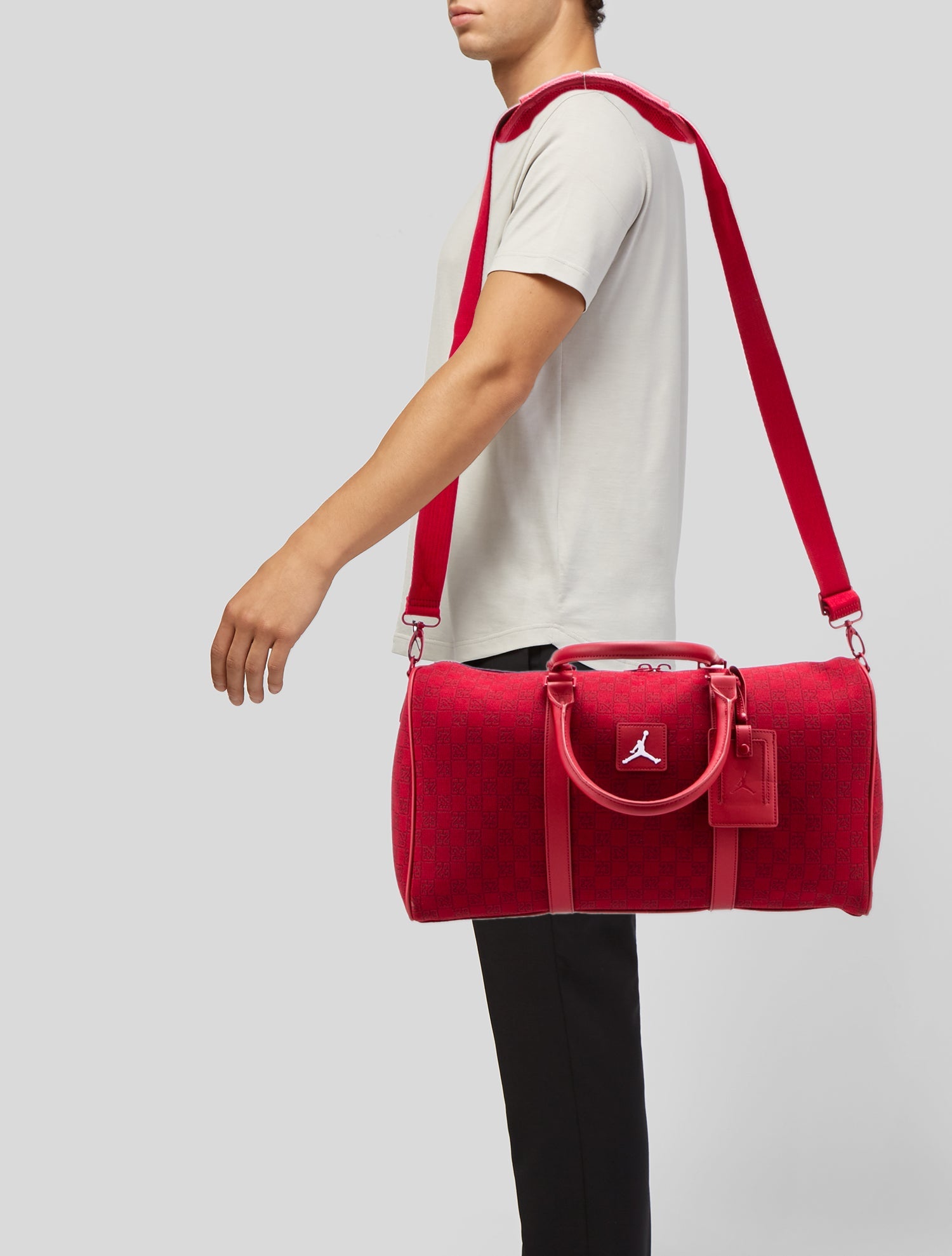 Jordan Monogram Duffle Bag - Red Weekenders, Bags - WJORA71638