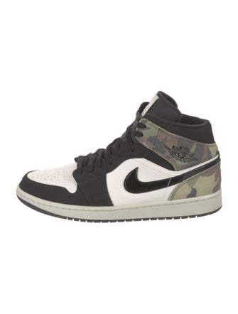 Jordan 1 Mid Camo Sneakers