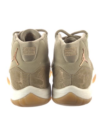 Jordan 11 Retro 'Neutral Olive' Athletic Sneakers