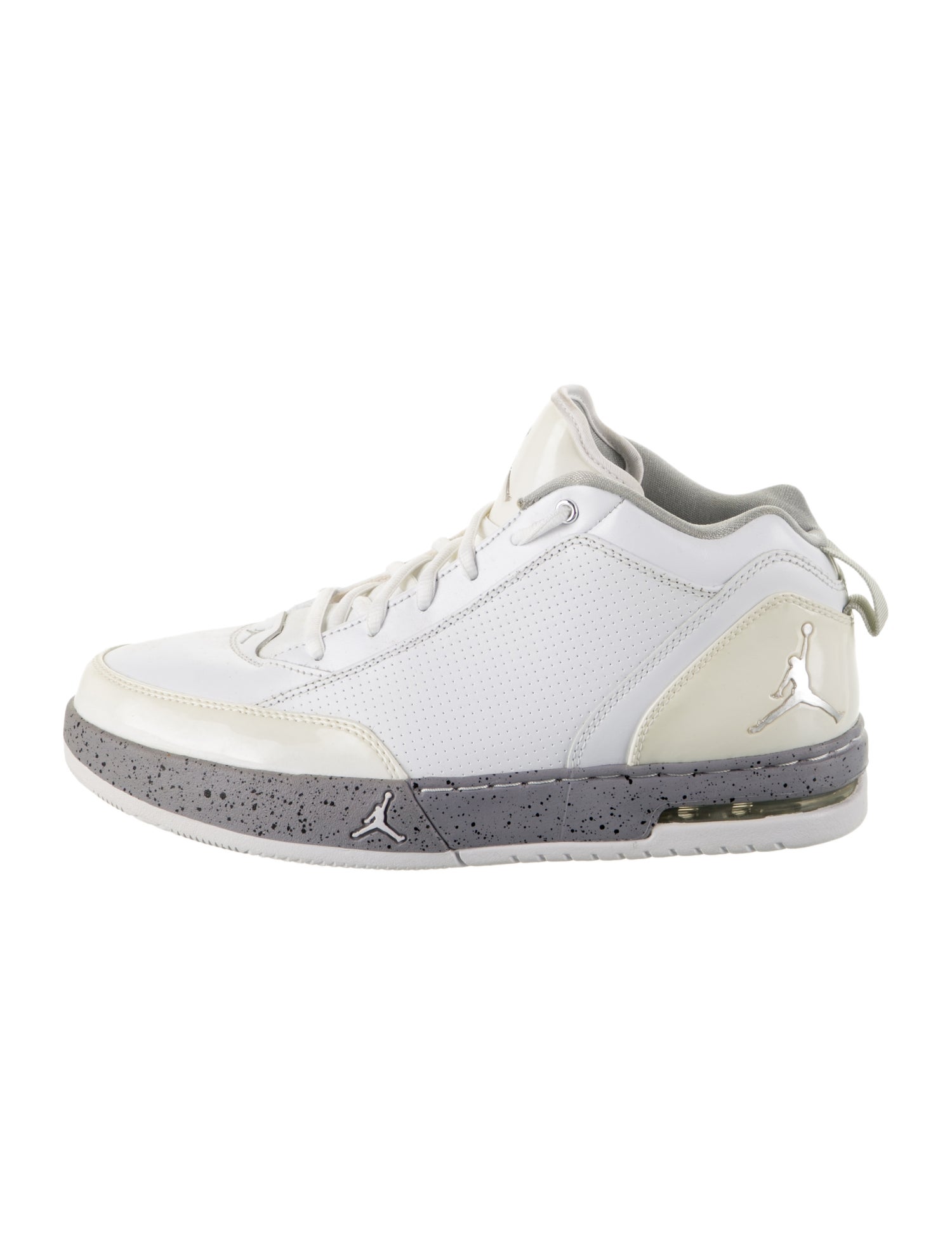 grey speckled jordans