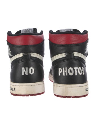 Jordan Leather Printed Sneakers