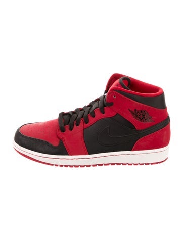 Jordan Sneakers 1 Mid 'Bred' (2013) 9.5