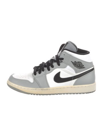 Jordan Sneakers 1 Mid 'Smoke Grey' 9.5