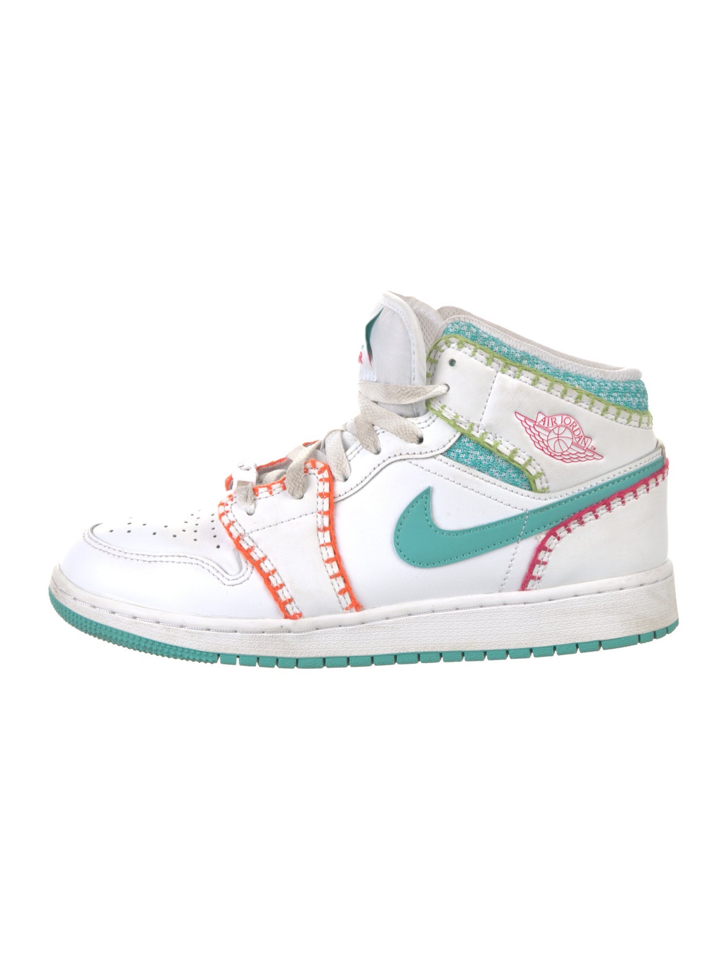 Jordan Kids' 1 Retro Mid 'Multi Knit' Sneakers