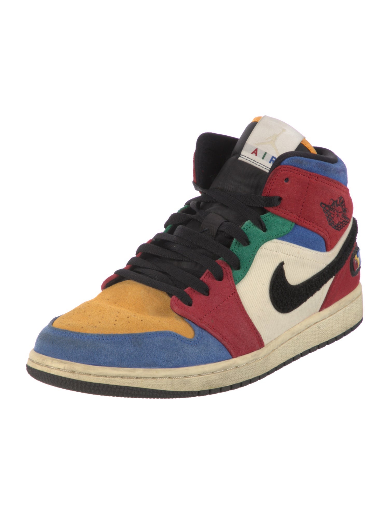 Jordan Jordan 1 Mid SE Fearless Blue the Great Athletic Sneakers