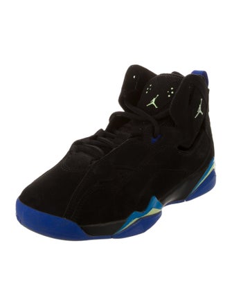 Jordan True Flight Black Hyper Royal Barely Volt (GS)