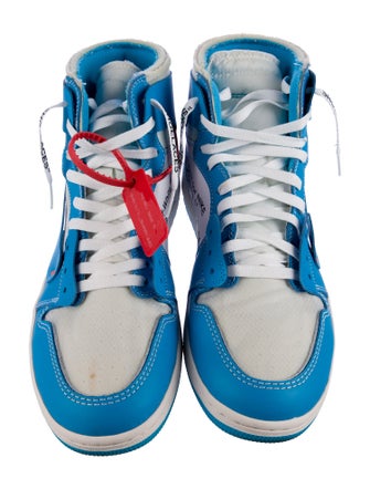 Off-White x Jordan 1 Retro High 'University Blue' Sneakers