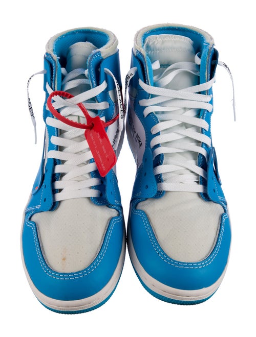 Off-White x Jordan 1 Retro High 'University Blue' Sneakers