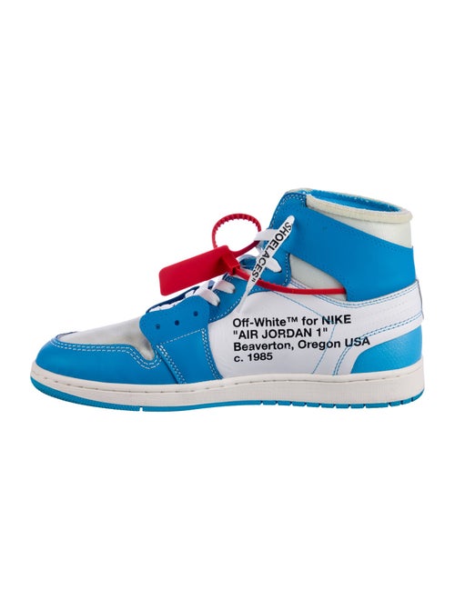 Off-White x Jordan 1 Retro High 'University Blue' Sneakers