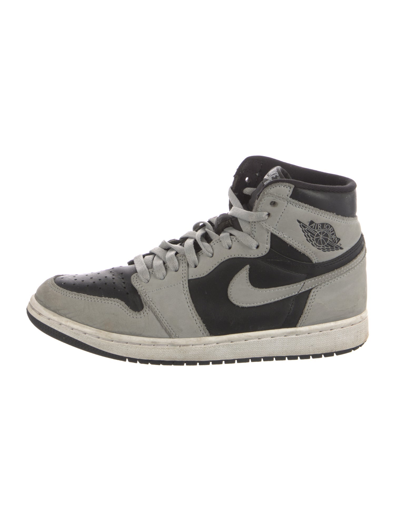 Jordan Leather Colorblock Pattern Sneakers