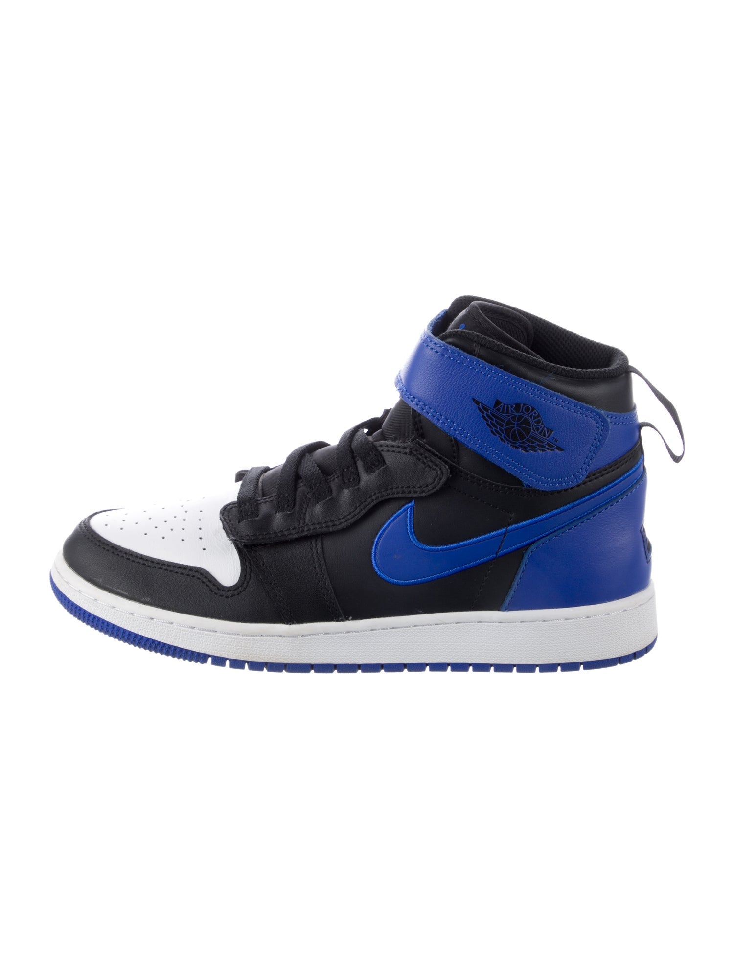 Jordan Boys' Leather 1 FlyEase High Top Sneakers
