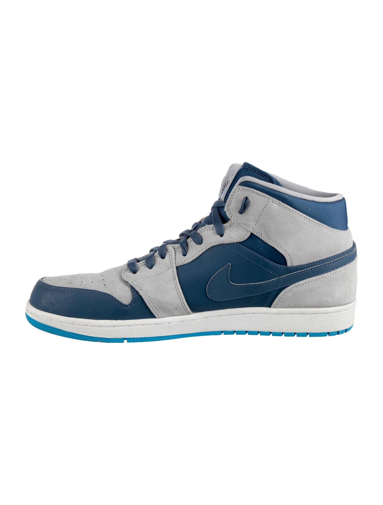 Jordan Leather Colorblock Pattern Sneakers
