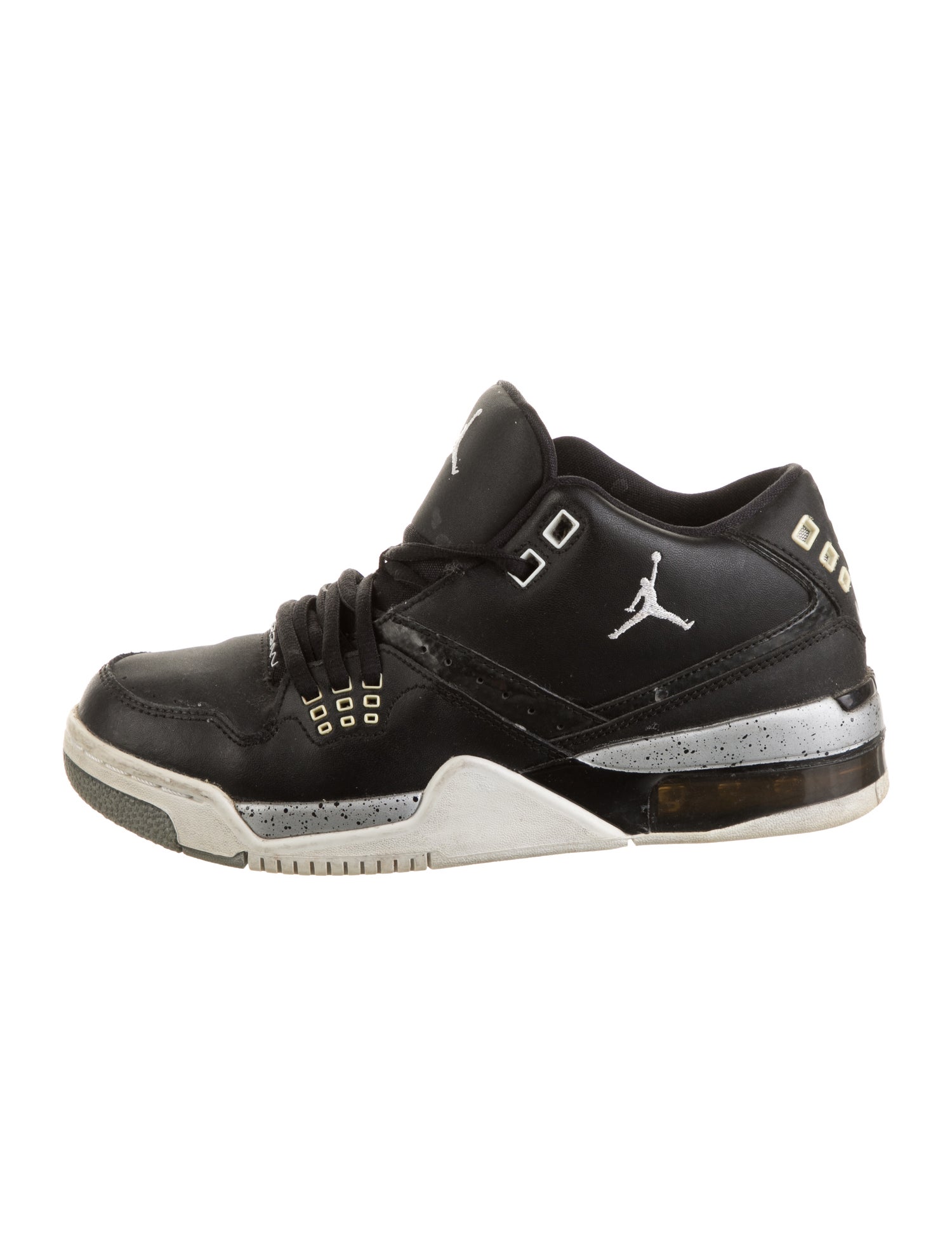 Jordan Kids' Flight 23 'Black Metallic Silver' Sneakers
