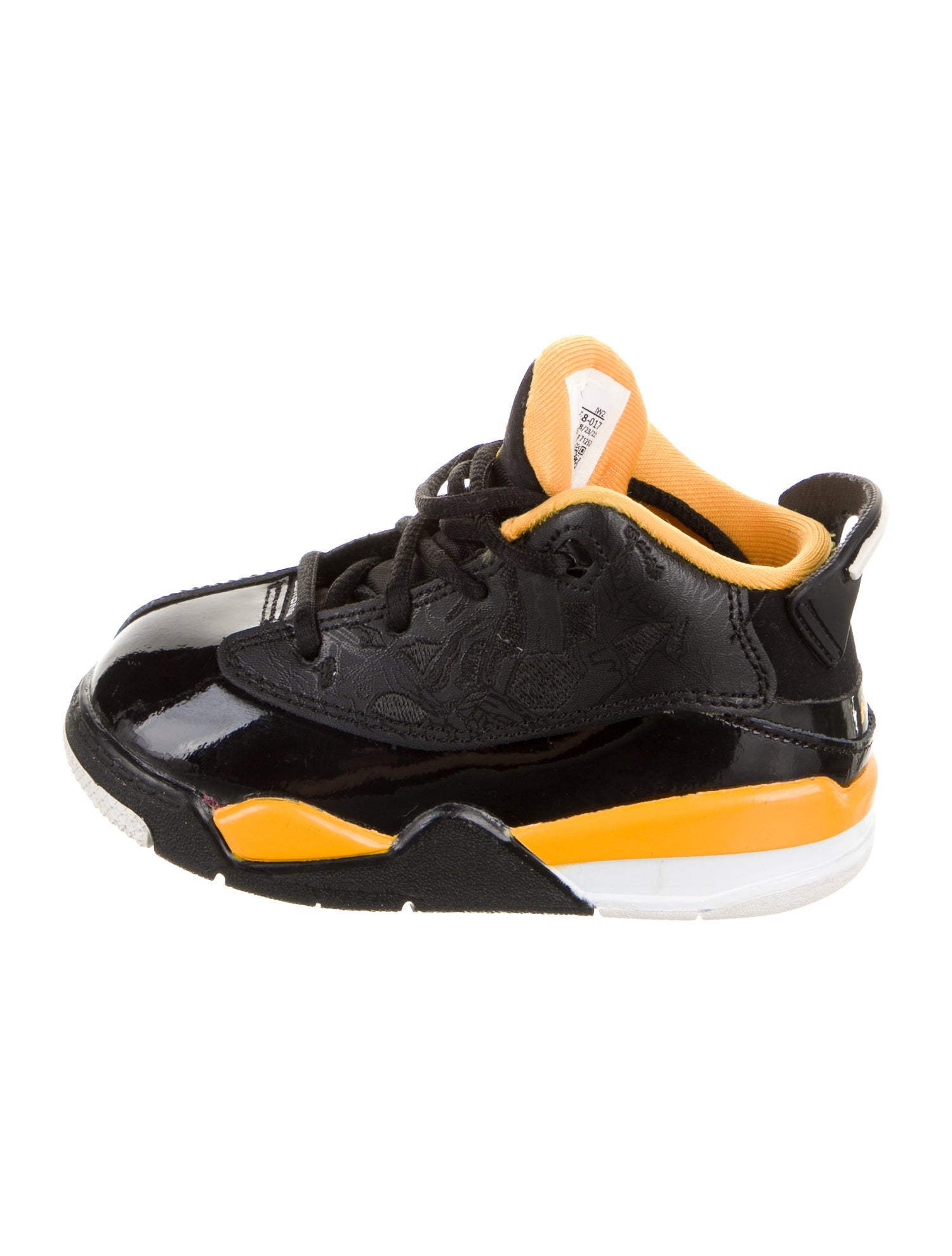 Jordan Kids' Dub Zero 'Black Taxi' (TD) Sneakers