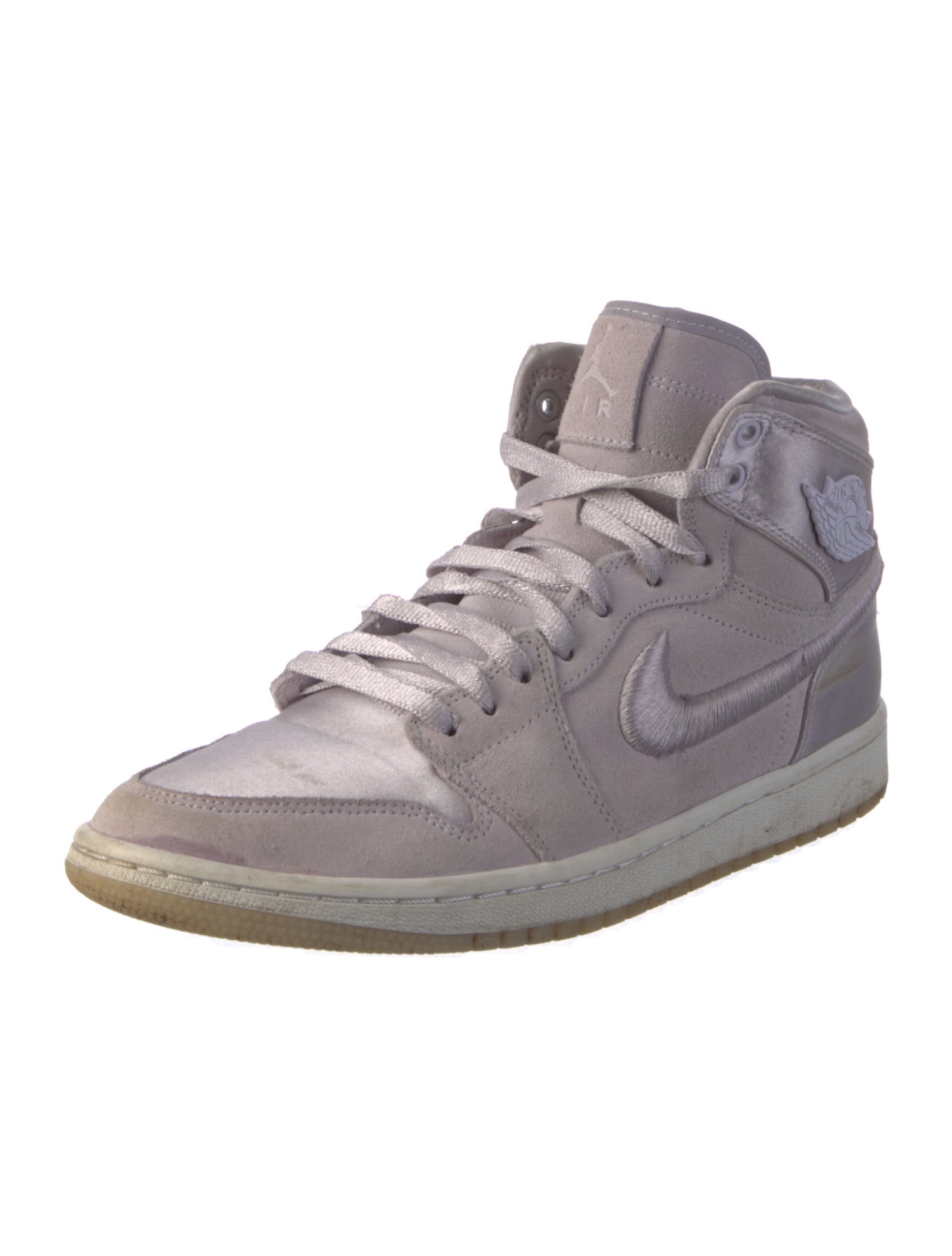 Jordan Leather Colorblock Pattern Sneakers