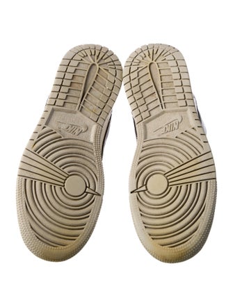 Jordan Boys' 1 Mid Light Smoke Grey GS Sneakers