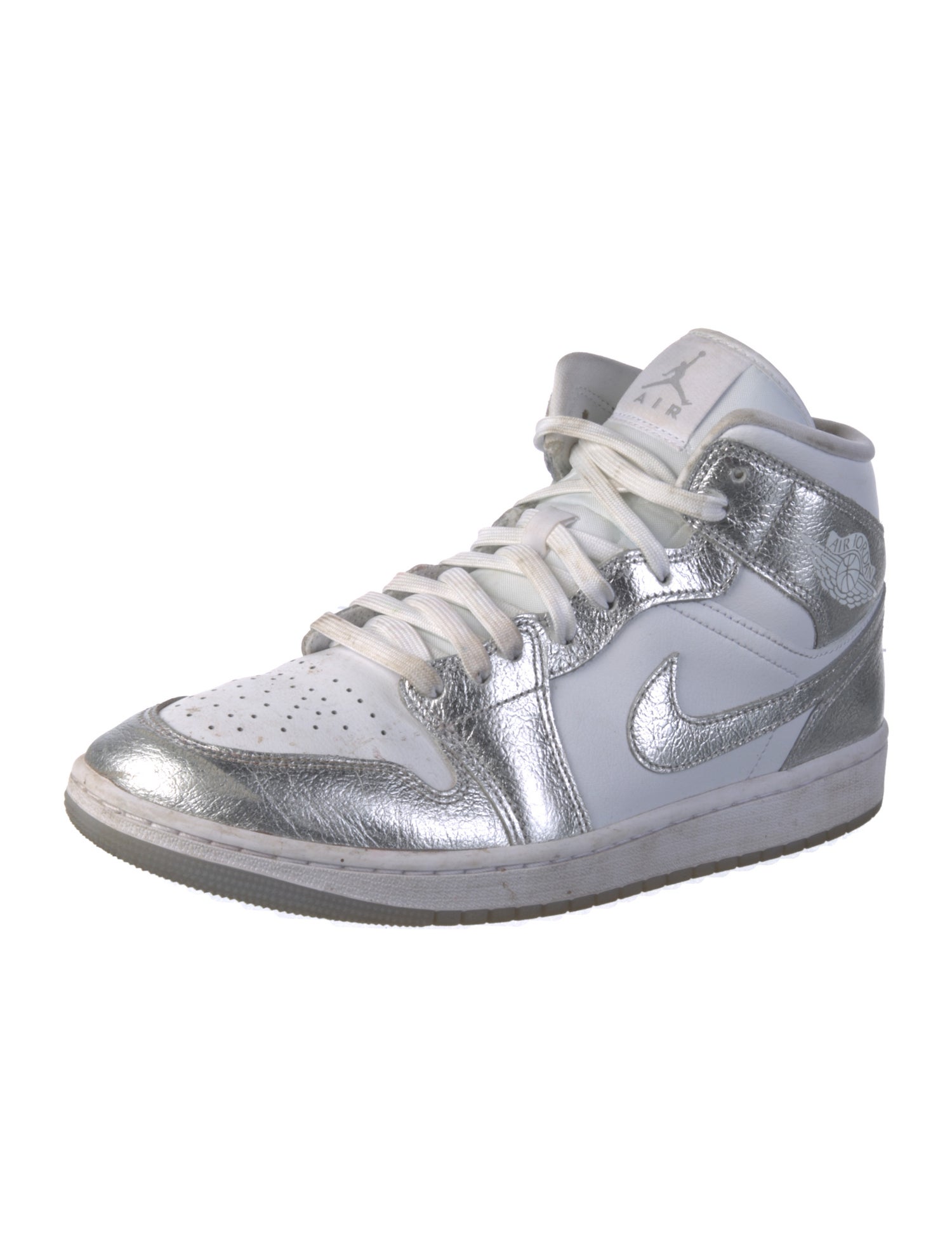 Jordan 1 Mid SE 'Metallic Silver' (W) Sneakers