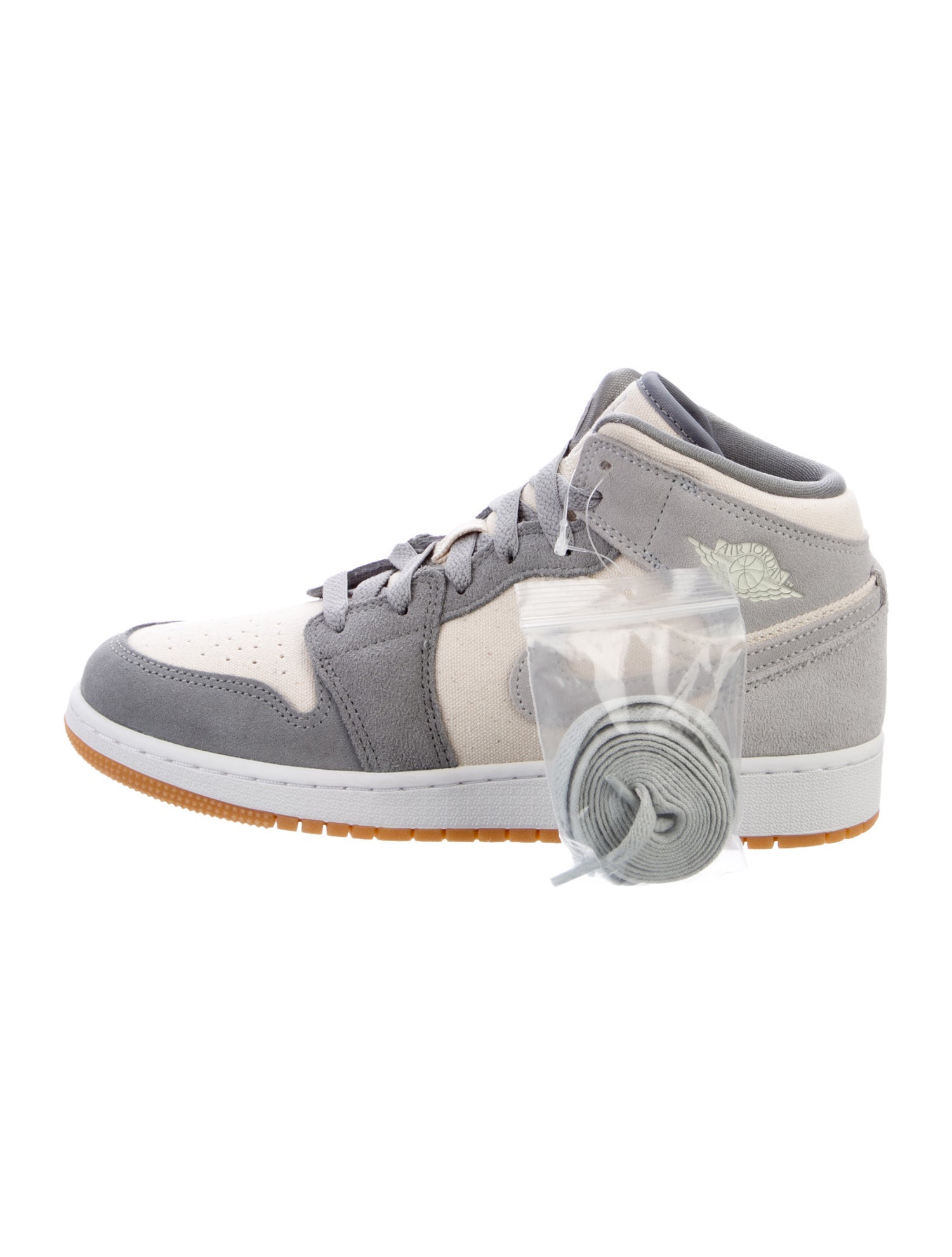 Jordan 1 Mid SE 'Coconut Milk Particle Grey' (GS) w/ Tags