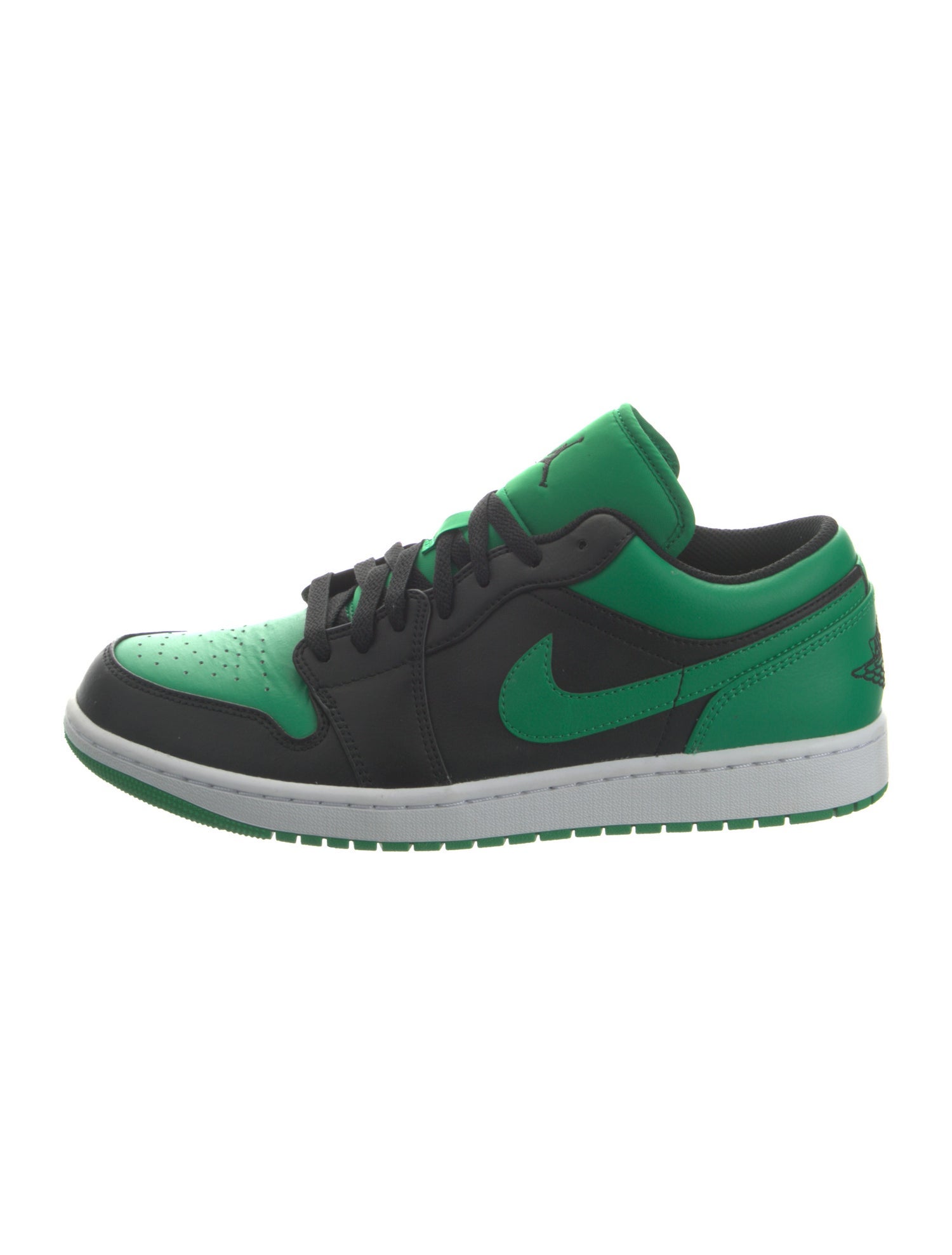 Jordan 1 Low 'Lucky Green' Athletic Sneakers