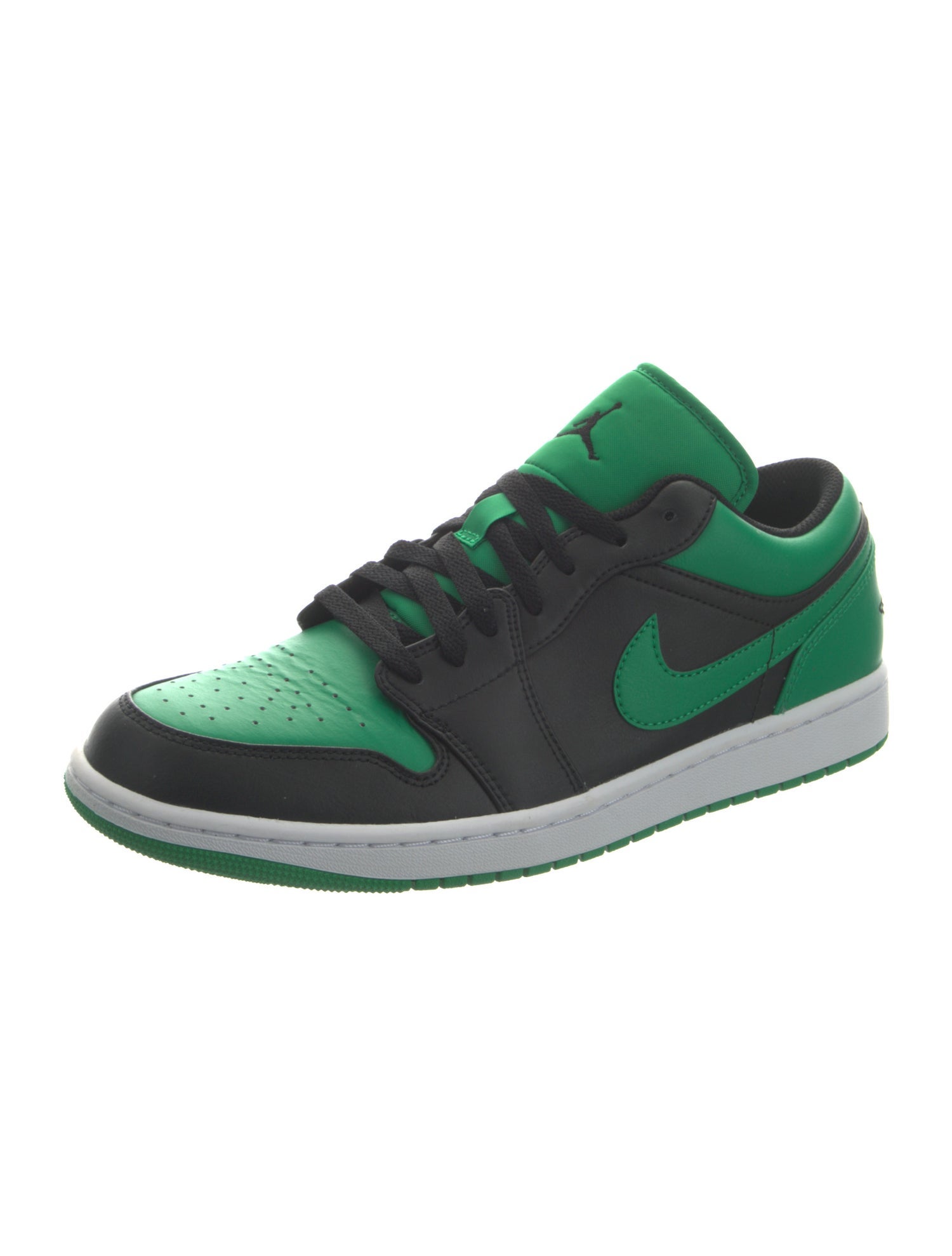 Jordan 1 Low 'Lucky Green' Athletic Sneakers