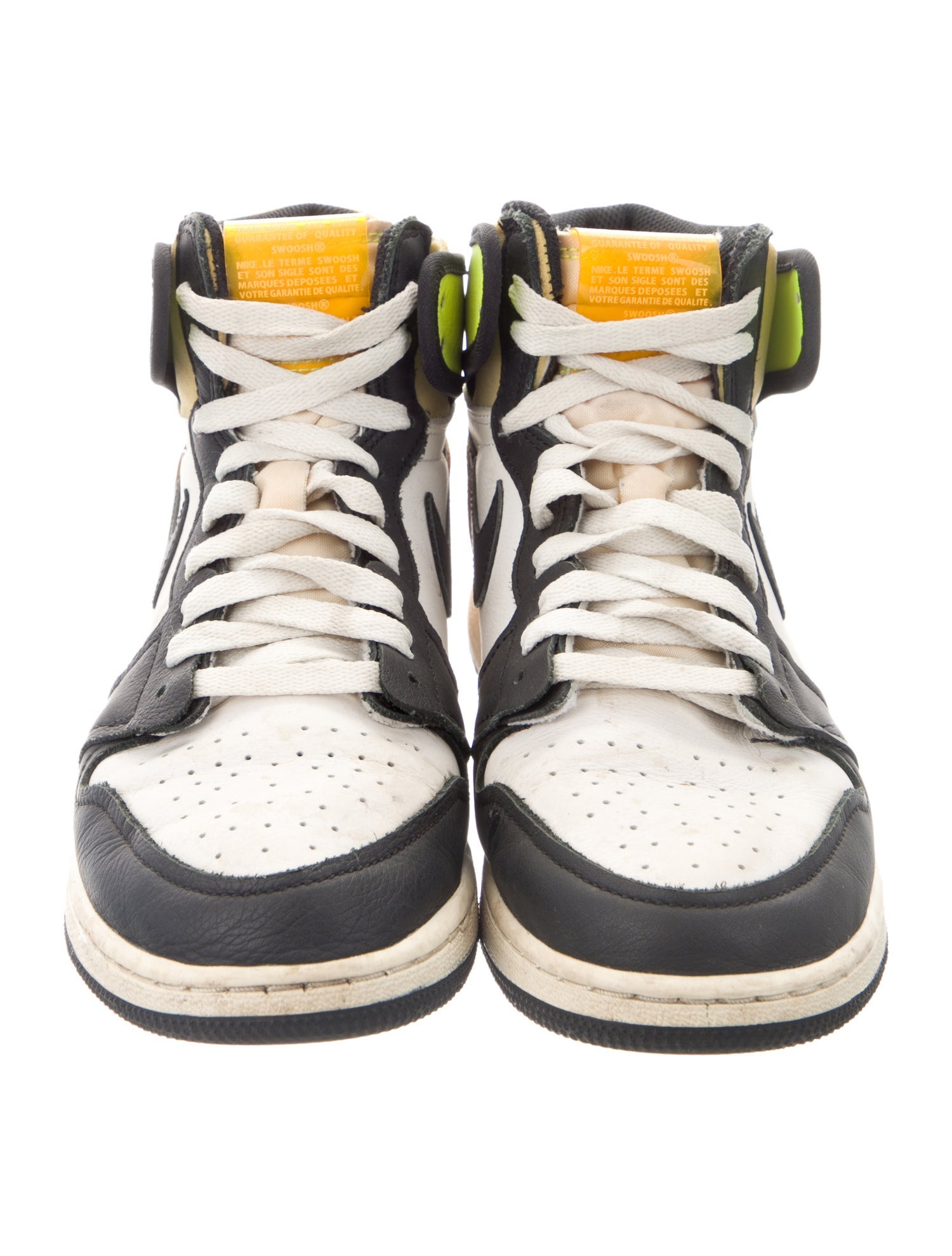 Jordan Kids' 1 Retro High OG 'Volt Gold' Sneakers (GS)